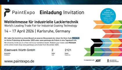 Einladung zur PaintExpo 2026